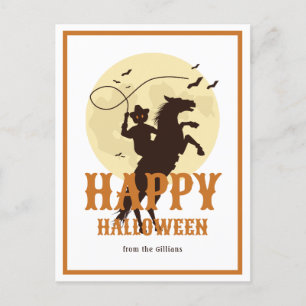 glücklicher Familienname Postkarte