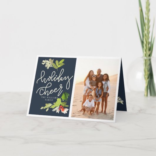 GLÜCKLICHER FEIERTAG FEIERTAGSKARTE (Vorderseite)