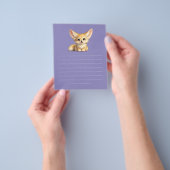 Glücklicher Fennek Fuchs Süße Positive Vibes Desig Flyer (Gruppe)