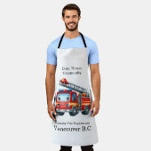 Glücklicher Feuerwehrwagen mit Leiter! Schürze (Getragen)