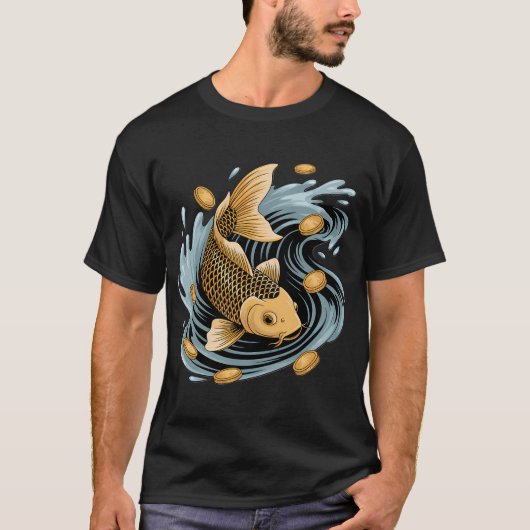 Glücklicher Fisch T-Shirt (Vorderseite)