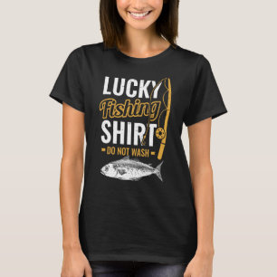 Glücklicher Fischfang für Fischjäger und Fischer T-Shirt