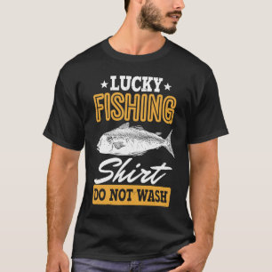 Glücklicher Fischfang für Fischjäger und Fischer T-Shirt