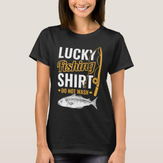 Glücklicher Fischfang für Fischjäger und Fischer T-Shirt