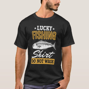Glücklicher Fischfang für Fischjäger und Fischer T-Shirt