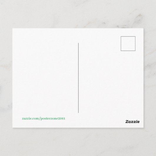 Glücklicher Fischfang Postkarte (Rückseite)