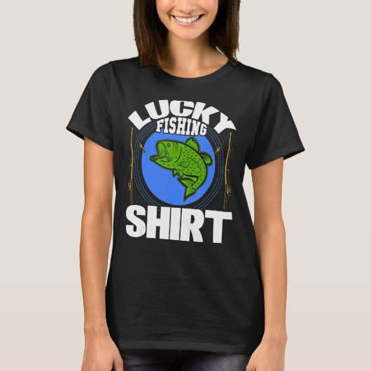 Glücklicher Fischfang T-Shirt (Vorderseite)