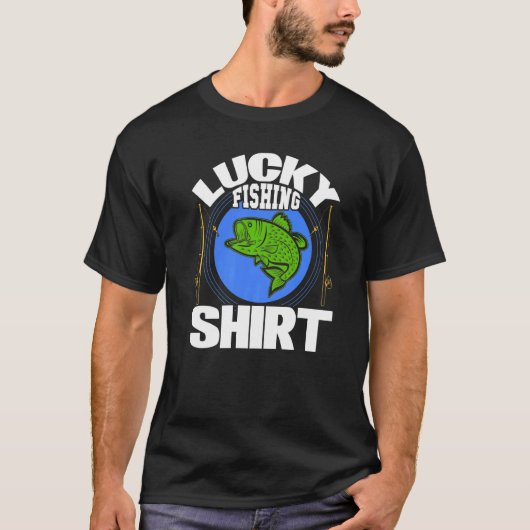 Glücklicher Fischfang T-Shirt (Vorderseite)
