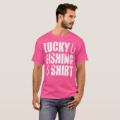 Glücklicher Fischfang T-Shirt (Vorne ganz)