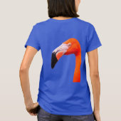 "Glücklicher Flamingo" T-Shirt (Rückseite)