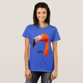 "Glücklicher Flamingo" T-Shirt (Vorne ganz)