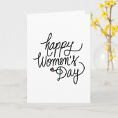 Glücklicher Frauentag Karte (Gelbe Blume)