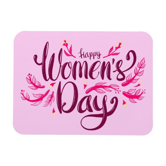 Glücklicher Frauentag Magnet (Horizontal)