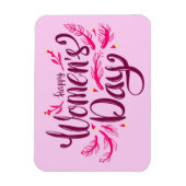 Glücklicher Frauentag Magnet (Vertikal)