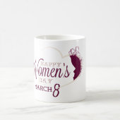 GLÜCKLICHER FRAUENTAG MÄRZ 8 KAFFEETASSE (Mittel)