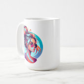 Glücklicher Frauentag | März 8. Kaffeetasse (Vorderseite Links)