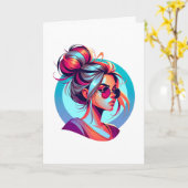 Glücklicher Frauentag | März 8. Karte (Gelbe Blume)