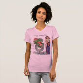 Glücklicher Frauentag | März 8. Rosa T - Shirt (Vorne ganz)