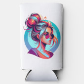 Glücklicher Frauentag | März 8. Selters Dosenkühler (Vorderseite)