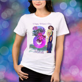 Glücklicher Frauentag | MÄRZ 8 Tri-Blend Shirt