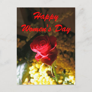 Glücklicher Frauentag Postkarte