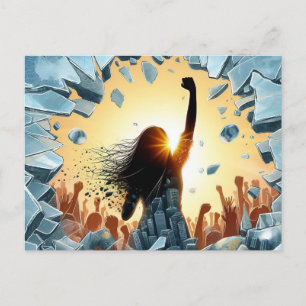 Glücklicher Frauentag Postkarte