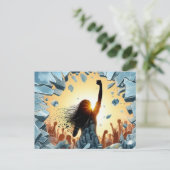 Glücklicher Frauentag Postkarte (Stehend Vorderseite)