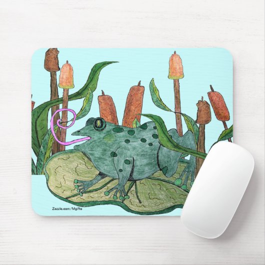 Glücklicher Frosch Mousepad (Mit Mouse)