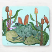 Glücklicher Frosch Mousepad (Vorne)