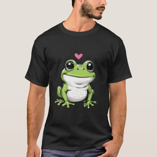 Glücklicher Frosch T-Shirt (Vorderseite)