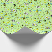 glücklicher Frühling Geschenkpapier (Ecke)