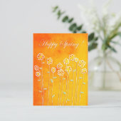 Glücklicher Frühling! Postkarte (Stehend Vorderseite)