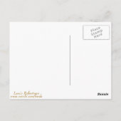 Glücklicher Frühling!!Postkarte Postkarte (Rückseite)
