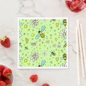 glücklicher Frühling Serviette (Beispiel)