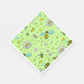 glücklicher Frühling Serviette (Ecke)