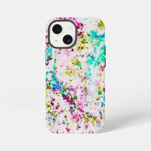 Glücklicher Funkel Apple iPhone 13 mini Hülle (Rückseite)