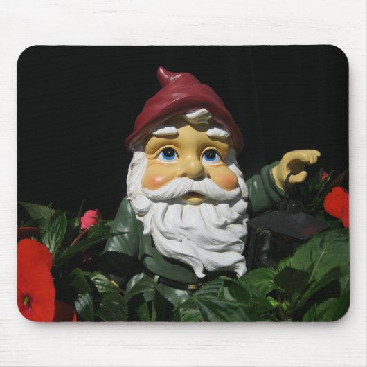 Glücklicher GartenGnome Mousepad (Vorne)