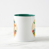 Glücklicher Gartenzwerg Tasse (Zentrum)