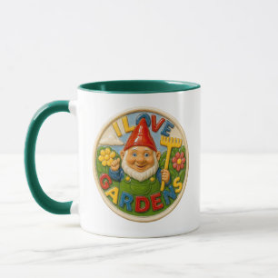 Glücklicher Gartenzwerg Tasse