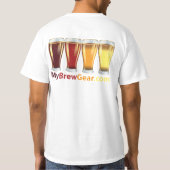 Glücklicher Gebräu-Tag zu mir! T-Shirt (Rückseite)