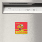 Glücklicher Geburtsmagnet Magnet (In Situ (Geschirrspüler))