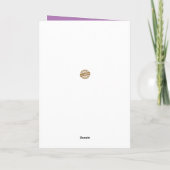 Glücklicher Geburtstag 5 Karte (Rückseite)