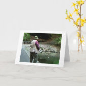 GLÜCKLICHER GEBURTSTAG AN MEINEN LIEBLINGSFISCHER KARTE (Gelbe Blume)