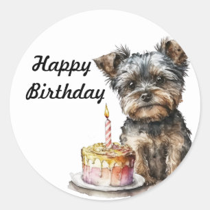 Glücklicher Geburtstag Aufkleber