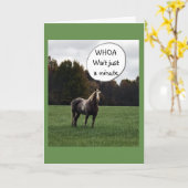 GLÜCKLICHER GEBURTSTAG AUS EINEM SEHR KLEINEN PFER KARTE (Gelbe Blume)