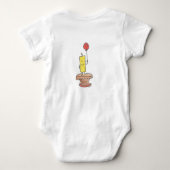 Glücklicher Geburtstag Baby Strampler (Rückseite)
