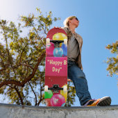 Glücklicher "Geburtstag" Ballon Skateboard