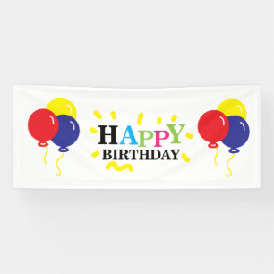 Glücklicher Geburtstag Banner