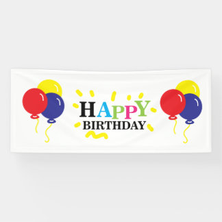 Glücklicher Geburtstag Banner