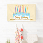 Glücklicher Geburtstag Cake Chic Benutzerdefiniert Banner (Insitu)